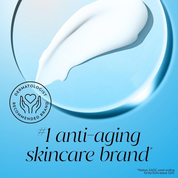 ⁦Olay Hyaluronic Acid Face Moisturizer, Instant Hydration for Women, Fragrance-Free - Dry Skin Solution, Glowing, Smoothing, Plumping, Renewing - Niacinamide, Amino Peptides 1.7 Oz⁩ - الصورة ⁦10⁩