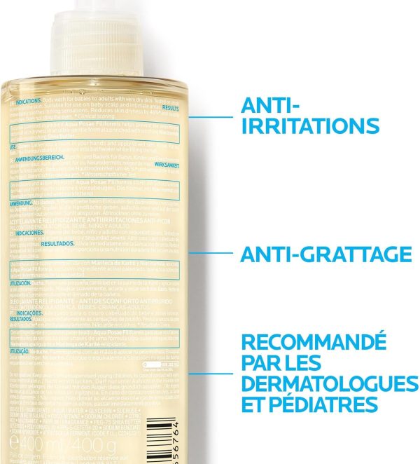 ⁦La Roche-Posay Lipikar huile lavante AP+ cleansing oil-750 ml⁩ - الصورة ⁦3⁩