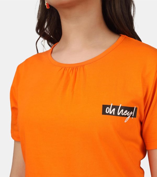 ⁦KYDA KIDS Antibacterial Girl's Cotton Tshirt⁩ - الصورة ⁦6⁩