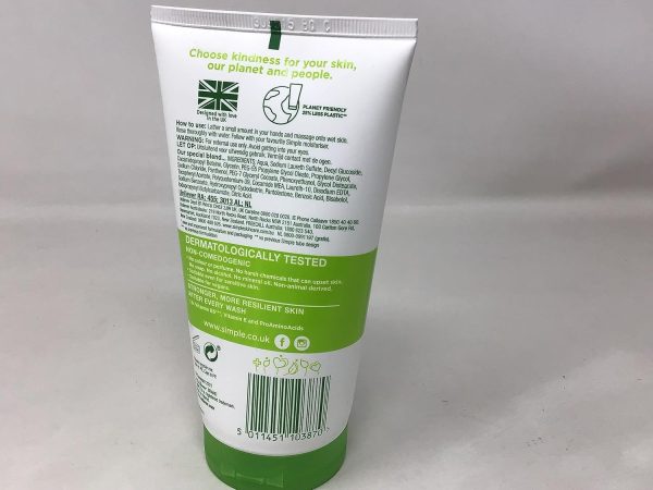 ⁦Simple Moisturizing Facial Wash, 5 Ounce (4 Count)⁩ - الصورة ⁦8⁩