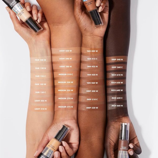 ⁦e.l.f. Camo CC Cream, Color Correcting Full Coverage Foundation with SPF 30, Light 210 N, 1.05 Oz⁩ - الصورة ⁦3⁩