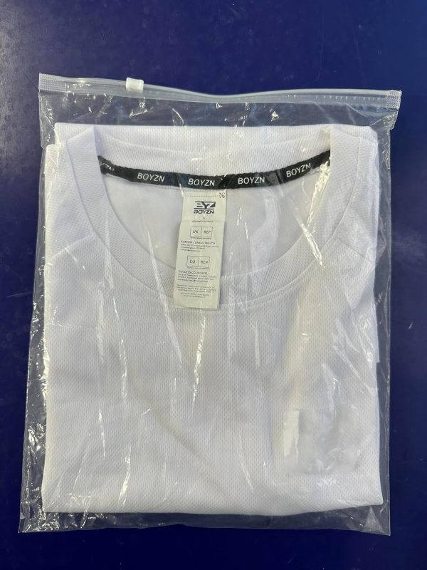 ⁦Boyzn Men's 3 Pack Running Workout Shirts Quick Dry Moisture Wicking Short Sleeve Mesh Athletic T-Shirts⁩ - الصورة ⁦12⁩