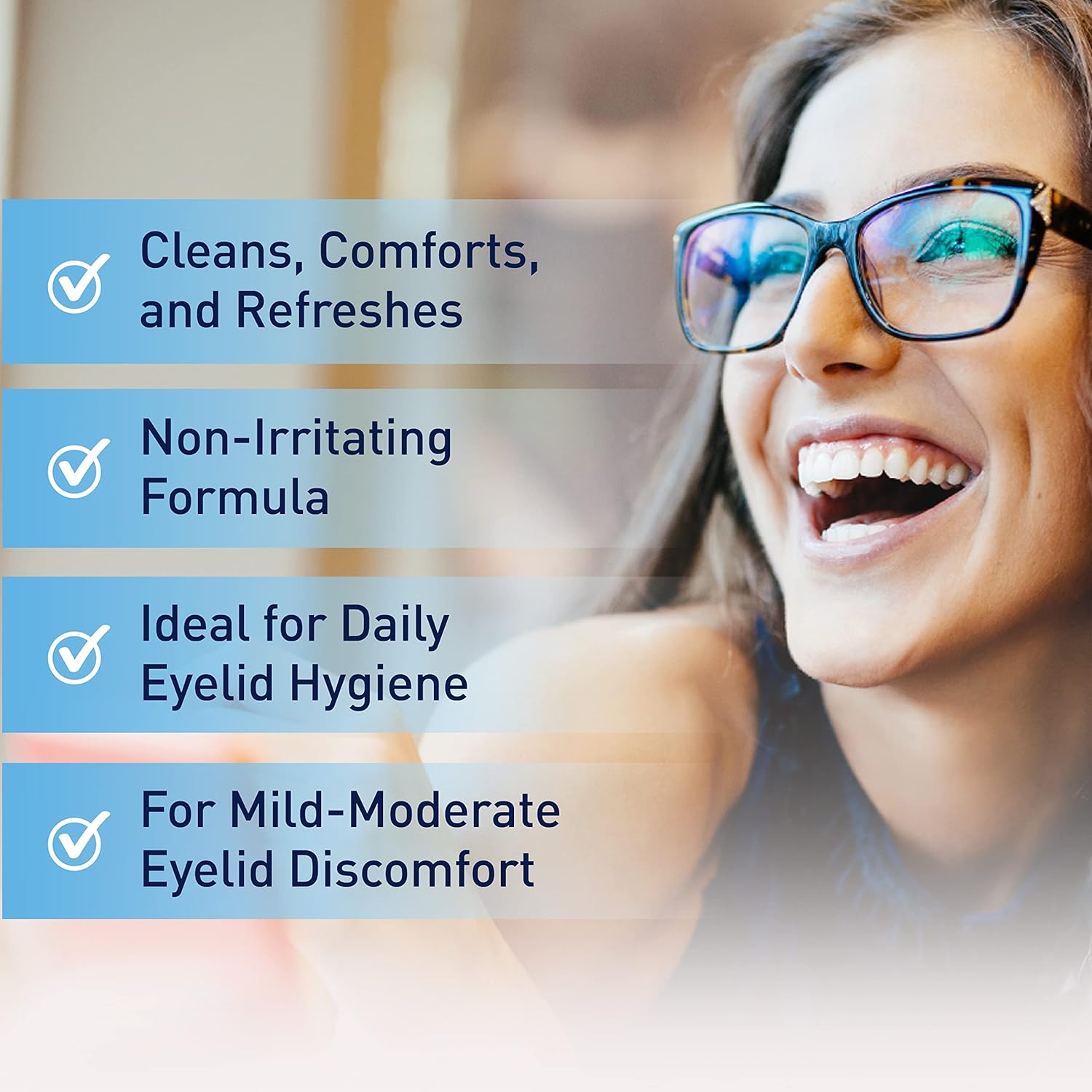 OCuSOFT Lid Scrub Original Eyelid Cleanser - Pre-Moistened Eyelid Wipes for Mild to Moderate Conditions - Eyelid Cleanser to Clean, Comfort & Soothe Irritated Eyelids - 30 Count 3 OCuSOFT Lid Scrub Original Eyelid Cleanser - Pre-Moistened Eyelid Wipes for Mild to Moderate Conditions - Eyelid Cleanser to Clean, Comfort & Soothe Irritated Eyelids - 30 Count - الصورة 3