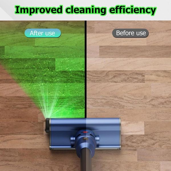⁦Vacuum Dust Display LED Lamp, Waterproof Universal Reveal Invisible Dust Pet Hair Vacuum Cleaner Dust Detection Light⁩ - الصورة ⁦6⁩