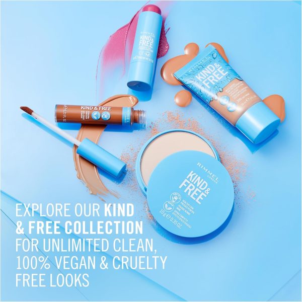⁦Rimmel London Kind & Free, 003 Pink Heat, Multi-Stick, For Cheeks and Lips, Hydrating, Buildable Colour, Vegan Formula, Clean Formula, 5g (0.18oz)⁩ - الصورة ⁦8⁩