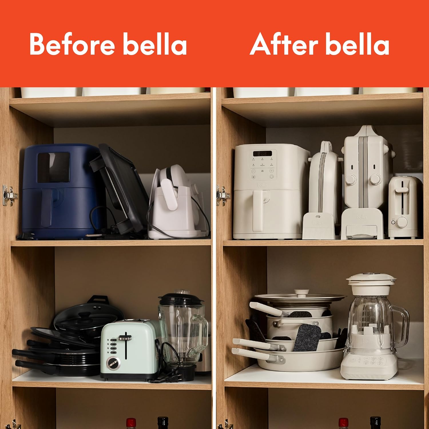 Bella Flip-n-Store EverGood™ Ceramic Nonstick Coating Waffle Maker, Fits Anywhere™ Cookware, Power Indicator Light, Cool Handle & Wrap 8 Bella Flip-n-Store EverGood™ Ceramic Nonstick Coating Waffle Maker, Fits Anywhere™ Cookware, Power Indicator Light, Cool Handle & Wrap - الصورة 8