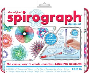 Spirograph Design Set Tin - Spiral Art Kit with Classic Gear Design Kit in a Collectors Tin for Kids Ages 8 and Up