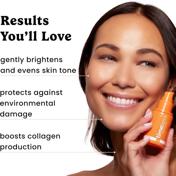 ⁦Timeless Skin Care Vitamin C Plus E 10 Percent Ferulic Acid Serum For Unisex 1 oz Serum⁩ - الصورة ⁦5⁩