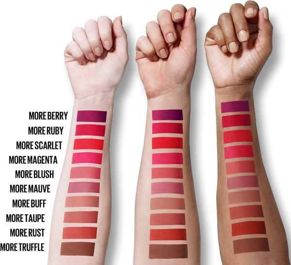 ⁦Maybelline Color Sensational Ultimatte Matte Lipstick, Non-Drying, Intense Color Pigment, More Taupe, Rose Nude, 1 Count⁩ - الصورة ⁦6⁩