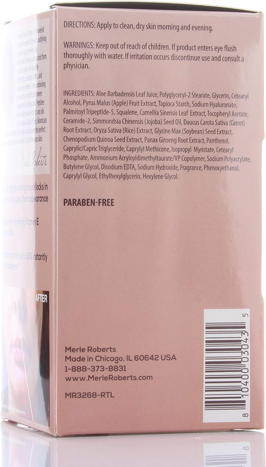 Merle Roberts Day and Night Face Cream with Collagen. Anti-Aging face cream for Wrinkles, Fine Lines, Uneven Skin Tone, and Dry Skin. 1 fl oz (1 Fl Oz (Pack of 1)) 5 Merle Roberts Day and Night Face Cream with Collagen. Anti-Aging face cream for Wrinkles, Fine Lines, Uneven Skin Tone, and Dry Skin. 1 fl oz (1 Fl Oz (Pack of 1)) - الصورة 5