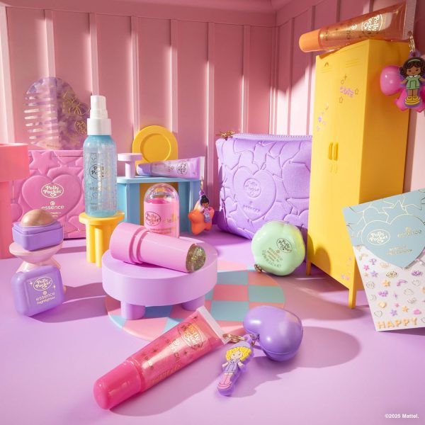 ⁦essence Polly Pocket Colour-Changing Blush Stick, No. 01, Pink, Colour Matching, Colouring Effect, Natural, Vegan, Oil-Free, Paraben-Free, No Microplastic Particles, Pack of 1 (5.2 g)⁩ - الصورة ⁦6⁩