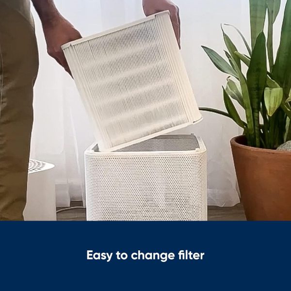 ⁦BLUEAIR Blue Pure 211+ Series SmokeBlock Genuine Replacement Filter, Extra Carbon Captures 99.99% of Wildfire Smoke, fits Blue Pure 211+ Auto, 211+ Air Purifiers⁩ - الصورة ⁦4⁩