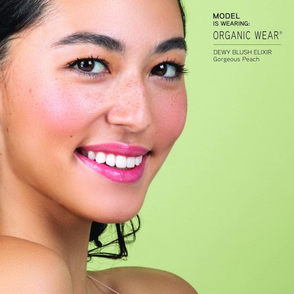 ⁦Physicians Formula Organic Wear Natural Dewy Face Blush Makeup Elixir, Pink Berry, 0.5 Fl Ounce⁩ - الصورة ⁦7⁩