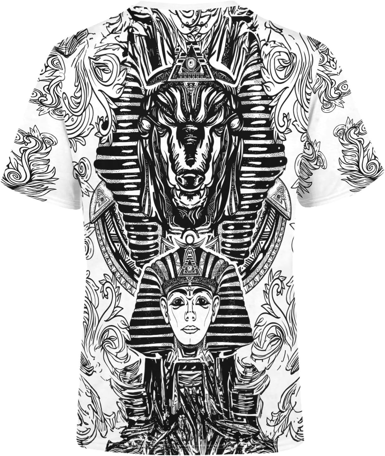 BJU Ancient Egypt Graphic T-Shirt Crewneck Tee 3D Printed Short Sleeve Loose Casual Top Unisex 2 BJU Ancient Egypt Graphic T-Shirt Crewneck Tee 3D Printed Short Sleeve Loose Casual Top Unisex - الصورة 2