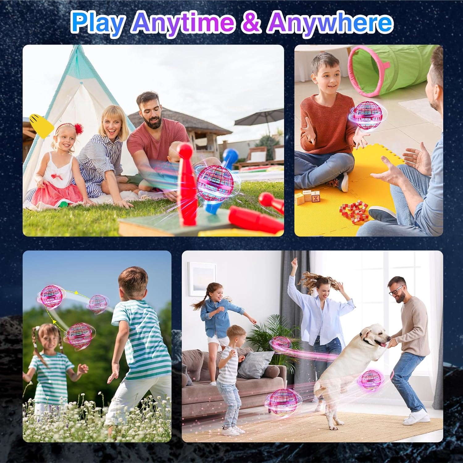 Flying Orb Ball, Flying Spinner Ball Toy, Hand Controlled Boomerang Hover Ball, Fidget Spinner Stress Ball, Christmas Birthday Cool Toys Gifts for 6 7 8 9 10+ Year Old Boys Girls Teens Indoor Outdoor 7 Flying Orb Ball, Flying Spinner Ball Toy, Hand Controlled Boomerang Hover Ball, Fidget Spinner Stress Ball, Christmas Birthday Cool Toys Gifts for 6 7 8 9 10+ Year Old Boys Girls Teens Indoor Outdoor - الصورة 7