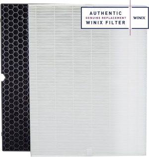 Winix Genuine 116130 Replacement Filter H for 5500-2 Air Purifier, White