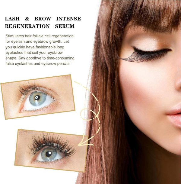 ⁦Azonee Eyelash Growth Serum - Lengthening and Thickening Mascara, Natural Lash Lift Nourishing Essence for Longer, Fuller Eyelashes⁩ - الصورة ⁦3⁩