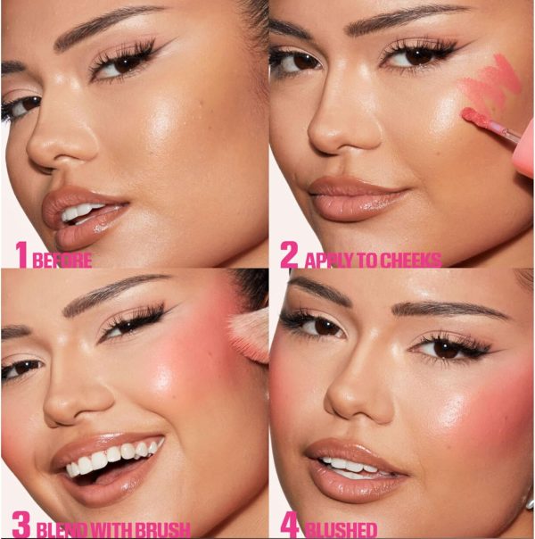 ⁦Huda Beauty Blush Filter Icy Nude Liquid Blush - Coco Loco, 4.5ml⁩ - الصورة ⁦6⁩
