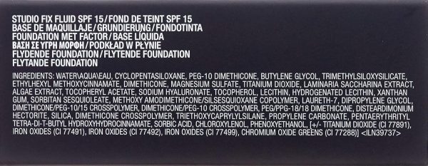 ⁦MAC Studio Fix Fluid Foundation SPF 15, NW15⁩ - الصورة ⁦3⁩