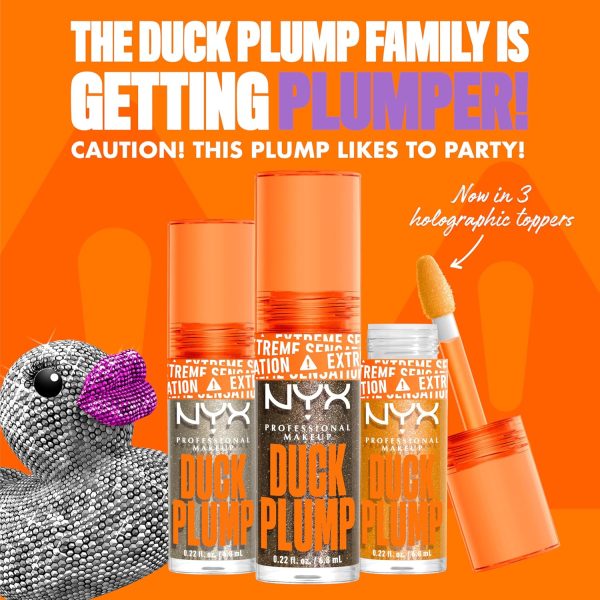 ⁦NYX PROFESSIONAL MAKEUP Duck Plump High Pigment Lip Gloss, Lip Plumper Gloss with Spicy Ginger - Onyxpected⁩ - الصورة ⁦3⁩