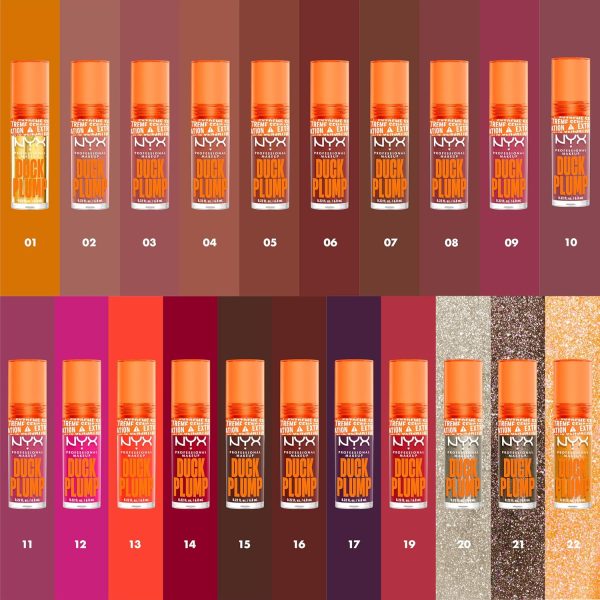 ⁦NYX PROFESSIONAL MAKEUP Duck Plump High Pigment Lip Gloss, Lip Plumper Gloss with Spicy Ginger - Onyxpected⁩ - الصورة ⁦6⁩