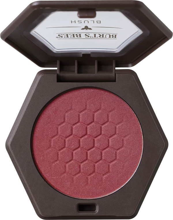 ⁦Burt's Bees 100% Natural Blush with Vitamin E, Velvet Wine - 0.19 Ounce⁩ - الصورة ⁦8⁩