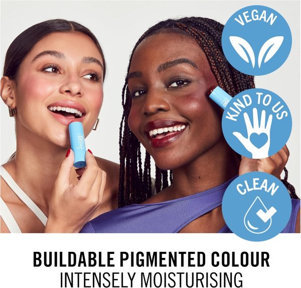 ⁦Rimmel London Kind & Free, 003 Pink Heat, Multi-Stick, For Cheeks and Lips, Hydrating, Buildable Colour, Vegan Formula, Clean Formula, 5g (0.18oz)⁩ - الصورة ⁦4⁩