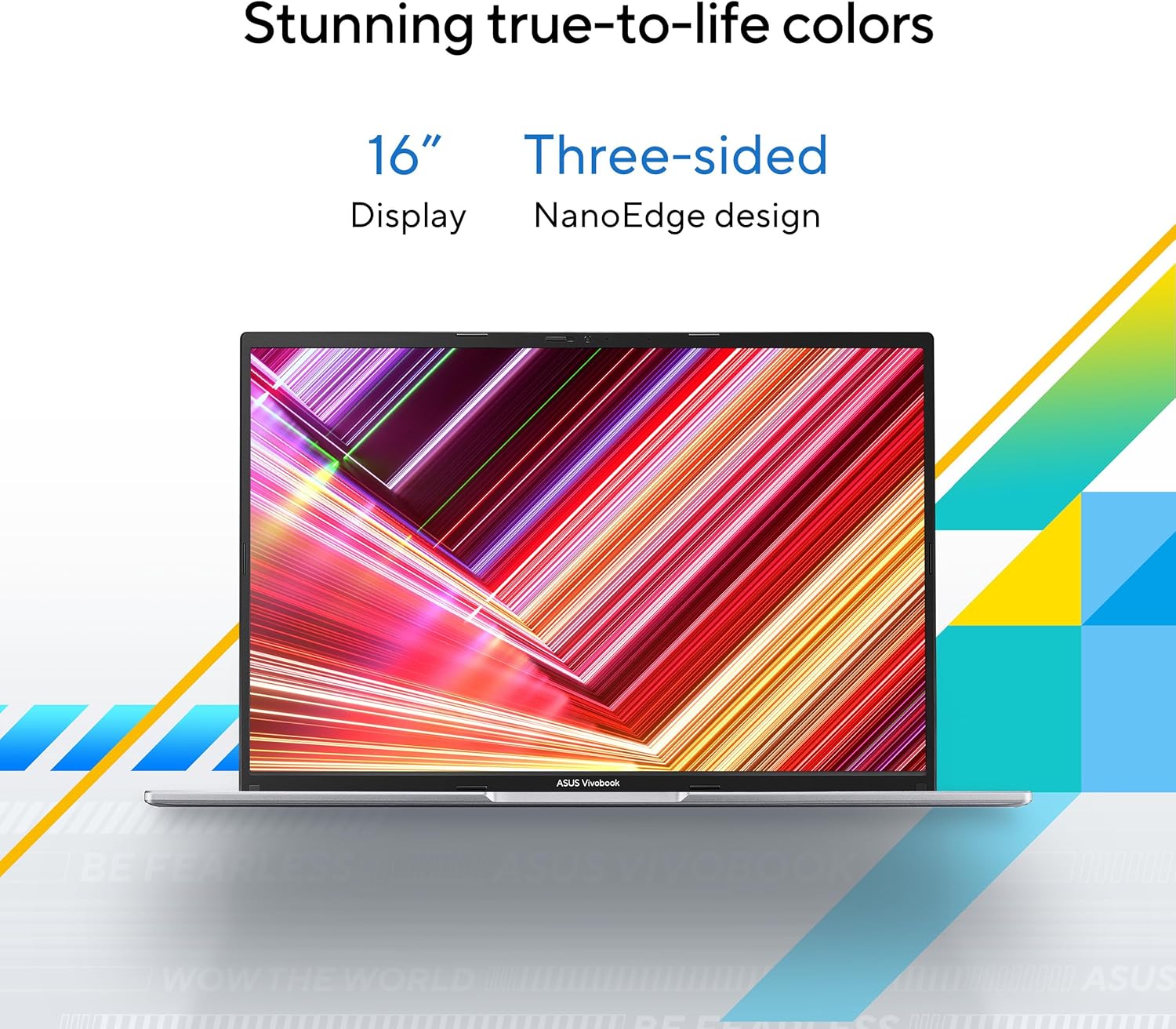 ASUS Vivobook 16 Laptop, 16” WUXGA 60Hz Display, Intel Core i7-13620H, Intel UHD Graphics, 16GB RAM, 512GB SSD, Windows 11, Cool Silver, F1605VA-BS74 6 ASUS Vivobook 16 Laptop, 16” WUXGA 60Hz Display, Intel Core i7-13620H, Intel UHD Graphics, 16GB RAM, 512GB SSD, Windows 11, Cool Silver, F1605VA-BS74 - الصورة 6