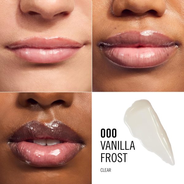 ⁦Rimmel London Oh My Gloss Butter Me Up Lip Butter Balm 001 Vanilla Frost, Hydrating Lip Balm, Tinted Lip Balm, Lip Care, Hydration, Nourishing, Squalene, 0.53oz⁩ - الصورة ⁦2⁩