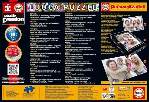 ⁦Educa - 2000 piece puzzle for Adults | Italian Fascino. Includes Fix Puzzle tail for hanging Once assembly is finished (18009)⁩ - الصورة ⁦3⁩