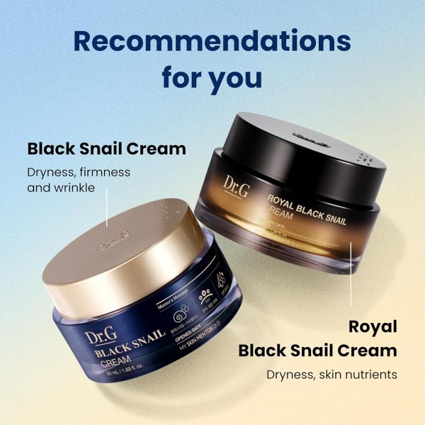⁦Dr.G Black Snail Cream 50ml, K-Beauty⁩ - الصورة ⁦7⁩