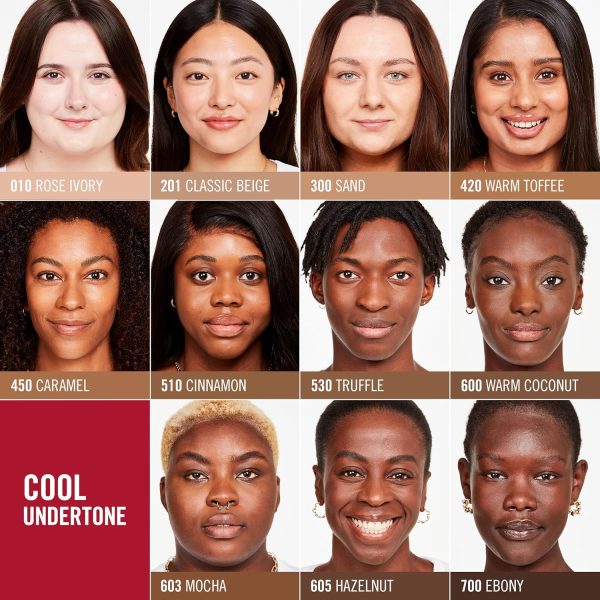 ⁦Rimmel London Lasting Finish 35 Hour, 302 Warm Olive, Foundation, Long-Wearing, Hydrating, Vegan Formula, Full-Coverage, 30ml (1oz)⁩ - الصورة ⁦8⁩