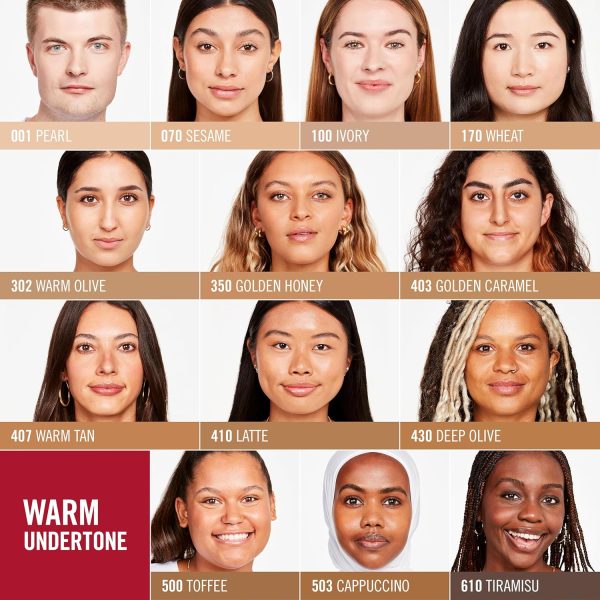 ⁦Rimmel London Lasting Finish 35 Hour, 302 Warm Olive, Foundation, Long-Wearing, Hydrating, Vegan Formula, Full-Coverage, 30ml (1oz)⁩ - الصورة ⁦10⁩