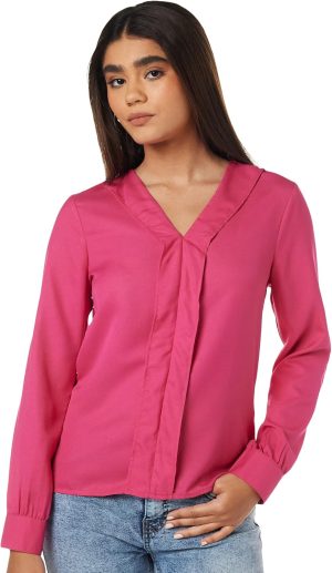 Amazon Brand - Symbol Women's Solid Regular Fit Top