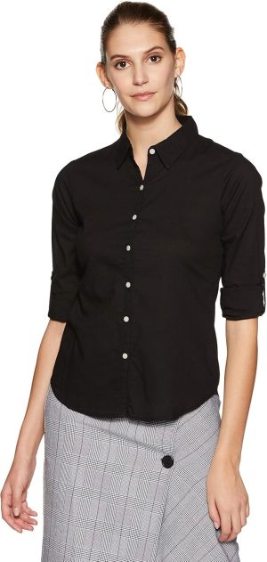 KRAVE Women's Black Shirt
