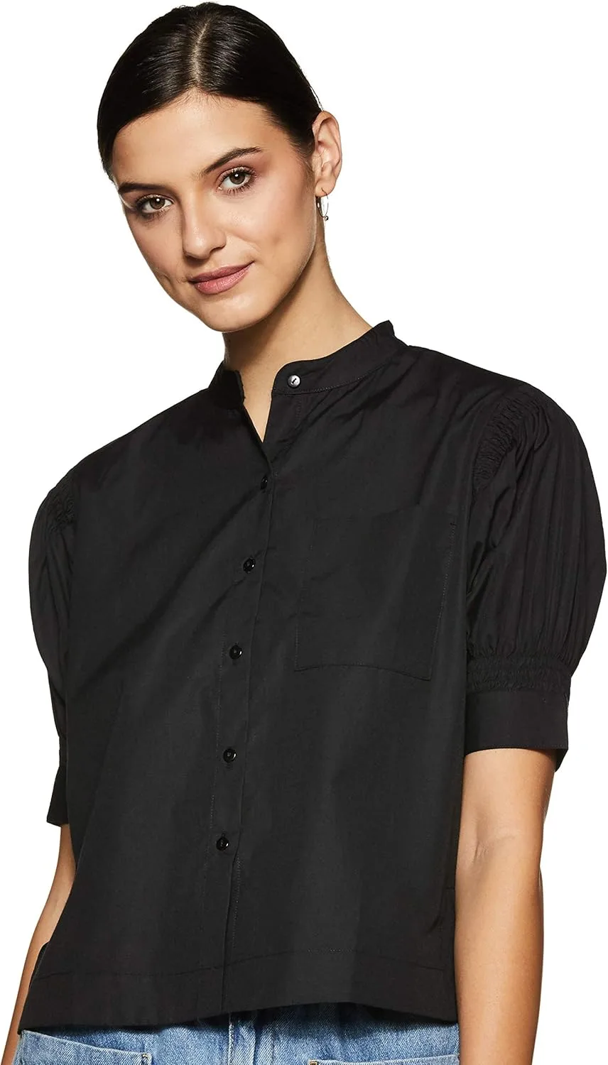 Krave Womens Solid Regular Shirt jpg