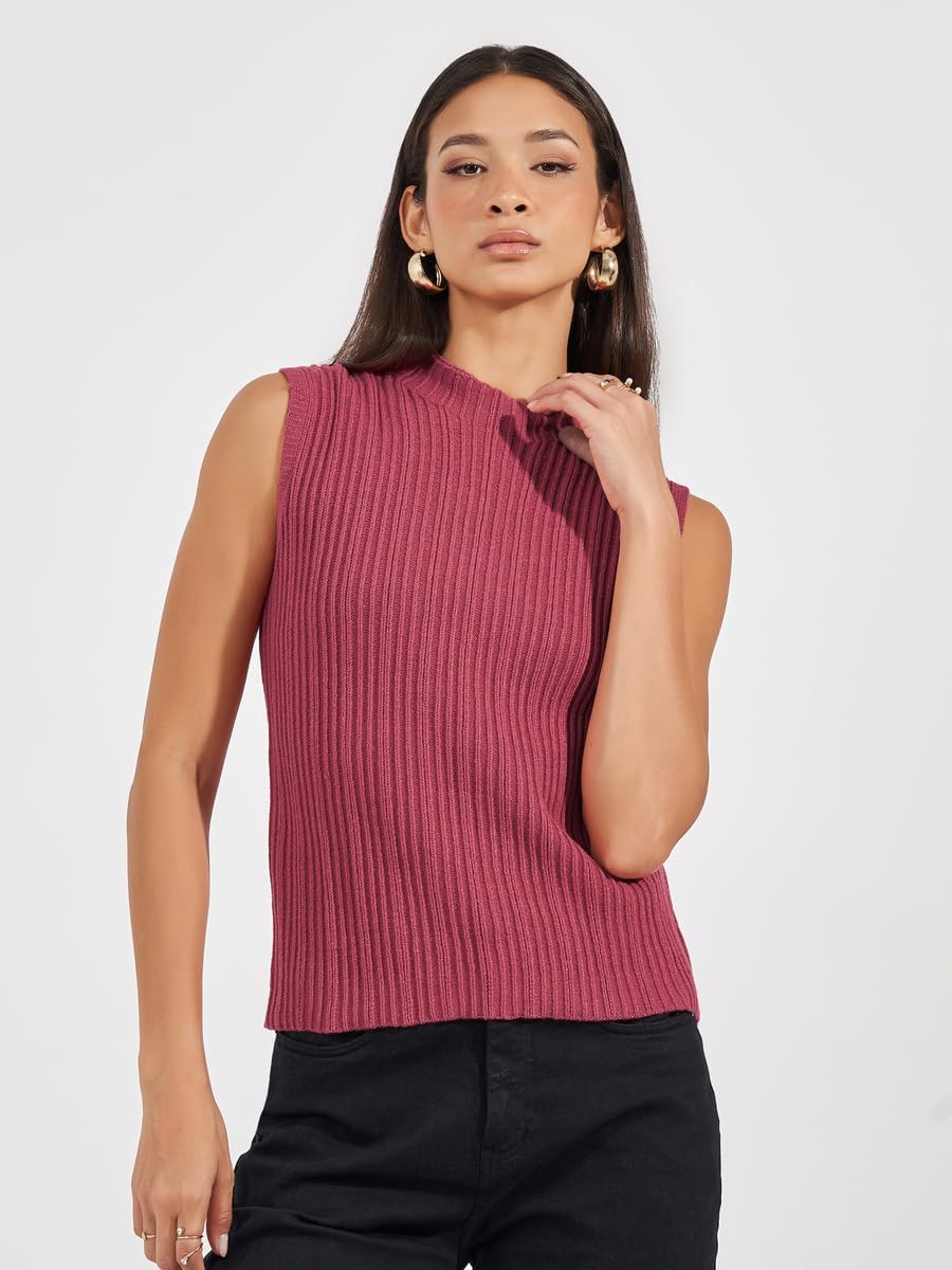 Styli Womene Textured Flat Knit Top 3 Styli Womene Textured Flat Knit Top - الصورة 3