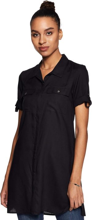 Amazon Brand - Symbol Women's Solid Regular Fit Top