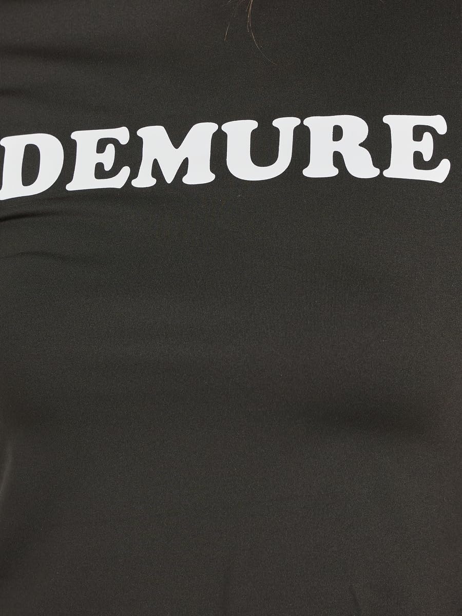 Styli Women's Slogan Print Round Neck Crop T-Shirt 5 Styli Women's Slogan Print Round Neck Crop T-Shirt - الصورة 5