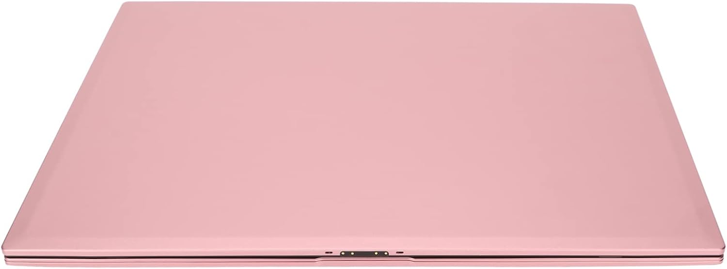 Pink Laptop, 100‑240V Aluminum Alloy IPS Display Laptop Computer Quad Core CPU for Home (8+128GB UK Plug) 4 Pink Laptop, 100‑240V Aluminum Alloy IPS Display Laptop Computer Quad Core CPU for Home (8+128GB UK Plug) - الصورة 4