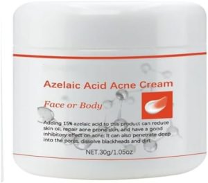 Azelaic Acid Acne Cream with Aloe Extract, Intensive Anti-Acne & Blemish Treatment – Oil Control, Deep Pore Cleansing,and Redness Relief – Moisturizing Skincare for Sensitive Skin with Deep Hydration