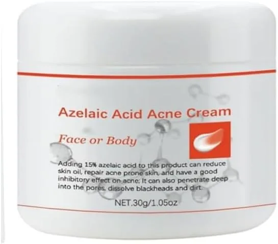Azelaic Acid Acne Cream with Aloe Extract, Intensive Anti-Acne & Blemish Treatment – Oil Control, Deep Pore Cleansing,and Redness Relief – Moisturizing Skincare for Sensitive Skin with Deep Hydration