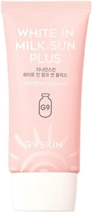 G9SKIN Official White In Milk Sun Plus SPF 50+ PA++++, 1.4 oz (40 g) / White In Milk Sun PLUS