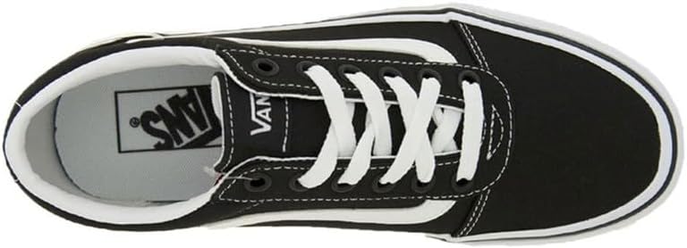 Vans Women's Ward Platform Canvas Trainers, Black Canvas Black White 187, 35 EU 4 Vans Women's Ward Platform Canvas Trainers, Black Canvas Black White 187, 35 EU - الصورة 4