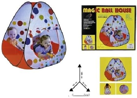Dolls & Toys Set – Lenotoys Kids Tent with 50 Balls, Suitable for Kids 2-6 Years Old, Free Play and Safe Movement 2 Dolls & Toys Set – Lenotoys Kids Tent with 50 Balls, Suitable for Kids 2-6 Years Old, Free Play and Safe Movement - الصورة 2