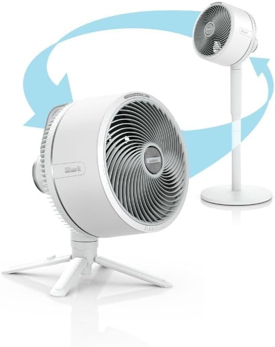 Shark FlexBreeze High-Velocity Fan, Hybrid Corded & Cordless Portable Cooling Fan, Indoor & Outdoor, with Remote Control, Adjustable Tilt, UV & Water-Resistant, White FA220ME, 5 Years Warranty 4 Shark FlexBreeze High-Velocity Fan, Hybrid Corded & Cordless Portable Cooling Fan, Indoor & Outdoor, with Remote Control, Adjustable Tilt, UV & Water-Resistant, White FA220ME, 5 Years Warranty - الصورة 4