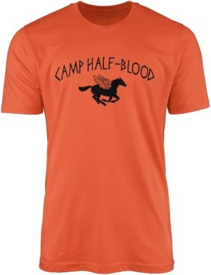 Camp Half Blood T-Shirt - TV Show Movie Cinematic Film Books Reading World Book Day Myth Gods Olympians Poseidon Demigod Monster Mortal Gift Present Top Tee