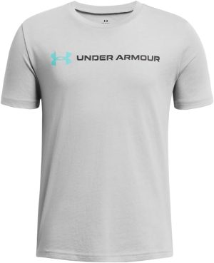 Under Armour boys Ua B Logo Wordmark Ss T-Shirt