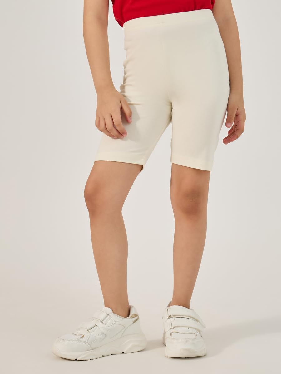 Styli Girls Solid Cycling Cotton Shorts 2 Styli Girls Solid Cycling Cotton Shorts - الصورة 2
