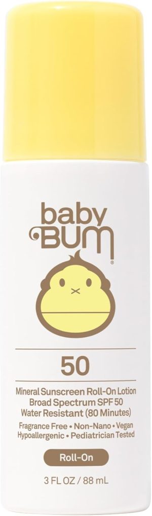 Sun Bum Baby Bum Mineral Sunscreen Roll-On Lotion SPF 50 3 fl oz